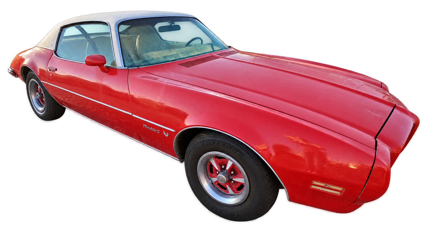 Passenger-side profile of the Firebird